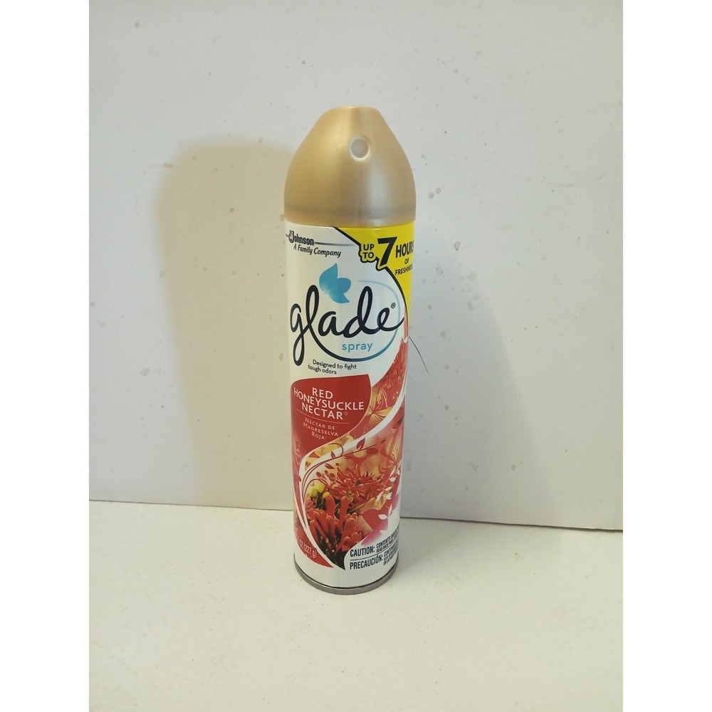 Glade  Red Honeysuckle Nectar Spray Air Freshener 8oz New